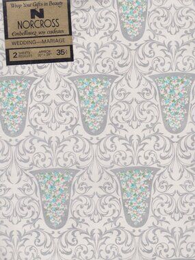 [NORCROSS] Vintage Wedding Bell Giftwrap (c. 1950s-60s)